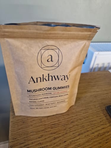 Customer photo review of Mushroom Gummies