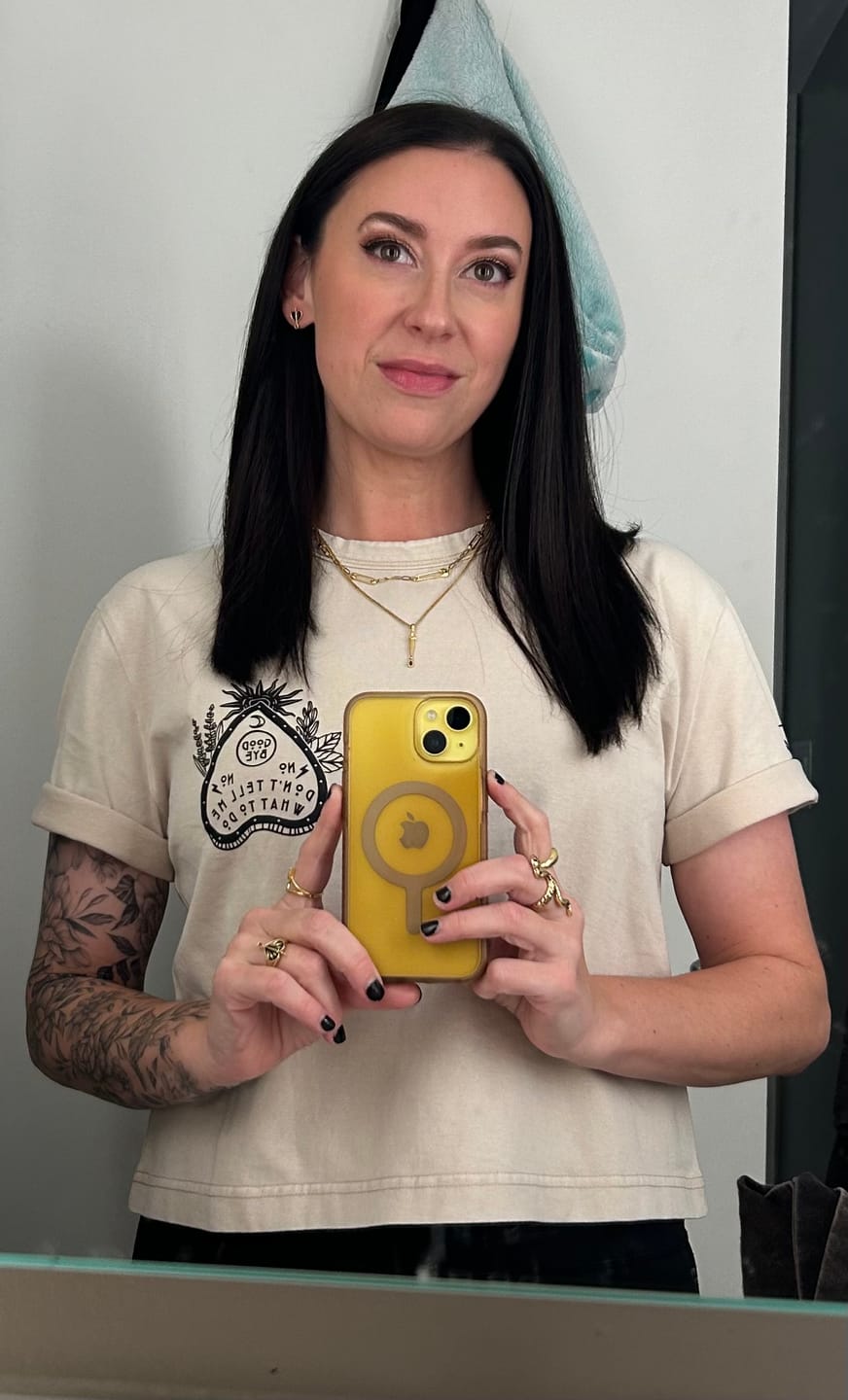 Customer photo review of Don't Tell Me What To Do T-Shirt