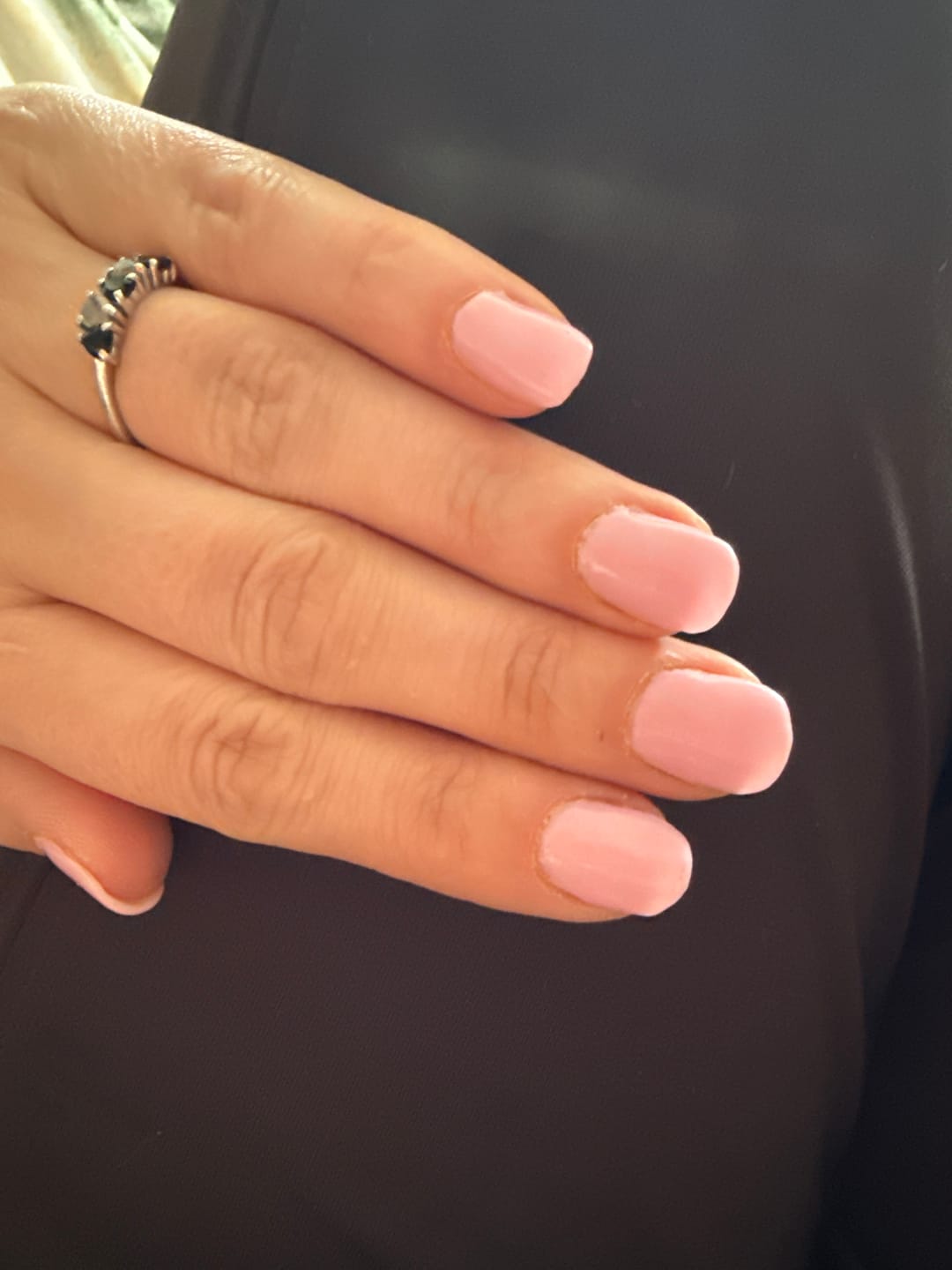 Customer photo review of Baby Pink Dipping Powder