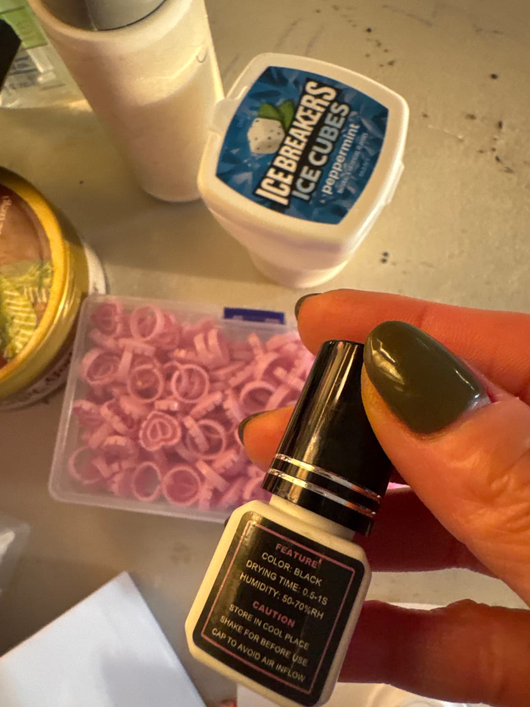 Customer photo review of Extra Strong - Lash Extension Glue