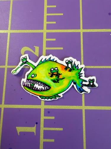 Customer photo review of Print Custom Stickers