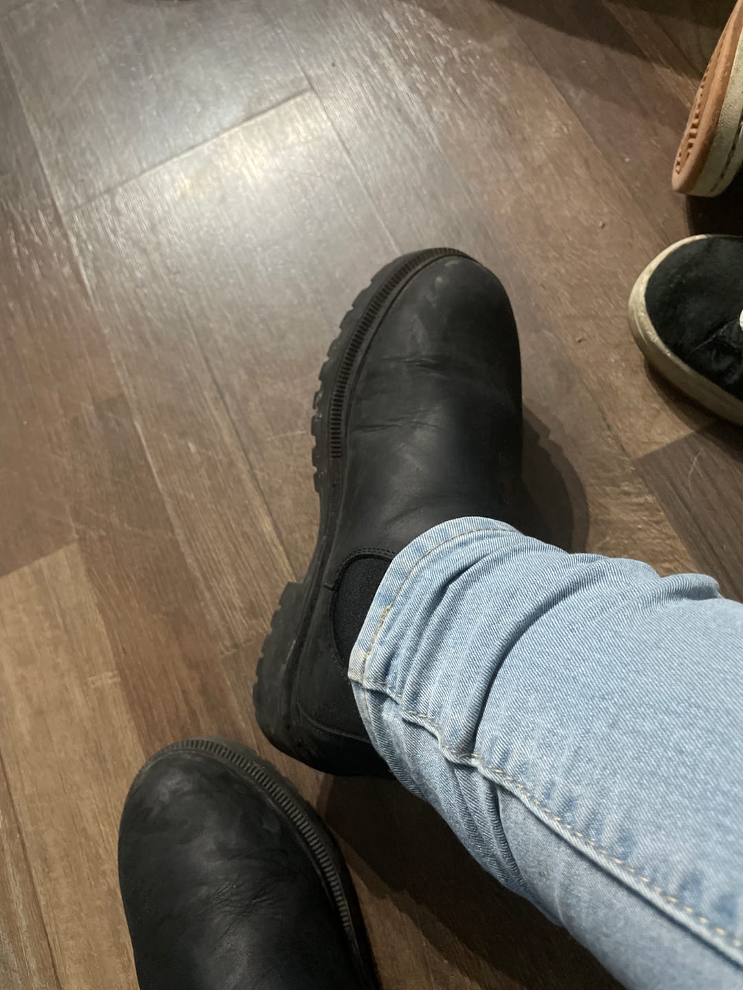 Customer photo review of Botín Original 2 Chiporro Natural Negro Mujer