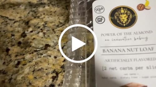 Customer video review of Low Carb Keto Pecan Chocolate Chip Cookies