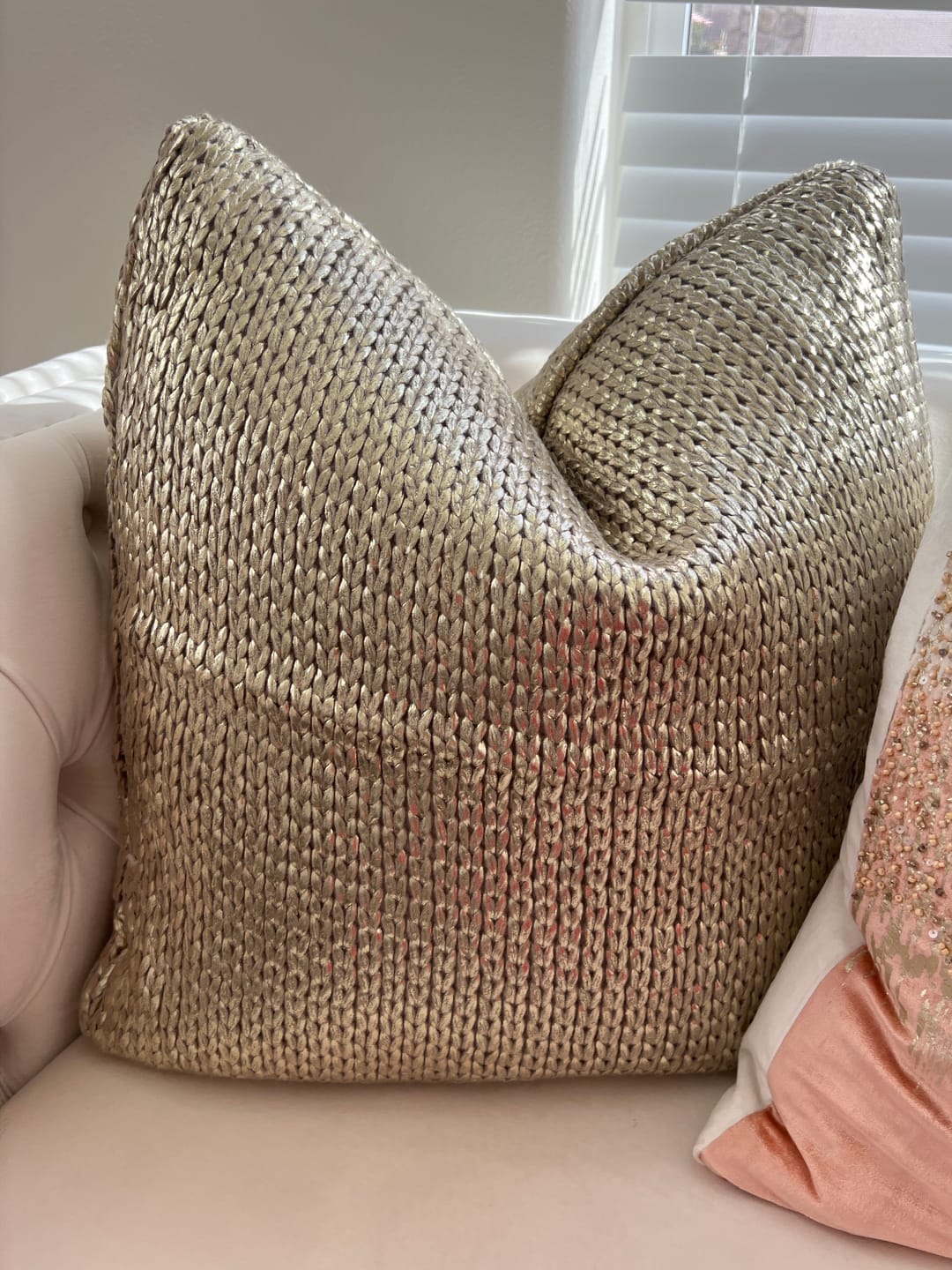 Customer photo review of Gold pillow
