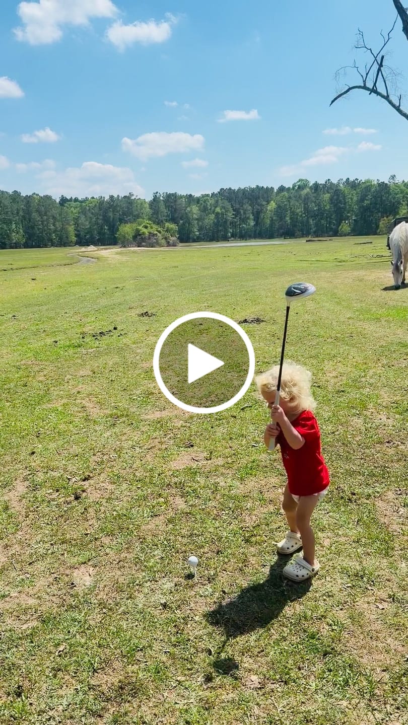 Customer video review of ZERO GRVTY - Toddler Golf Driver - Ages 3-5