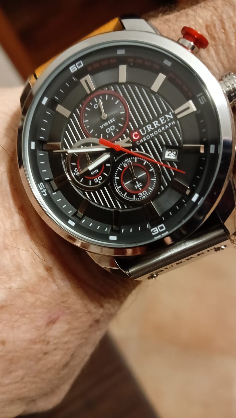 Customer photo review of Curren Istanbul® orologio uomo pelle
