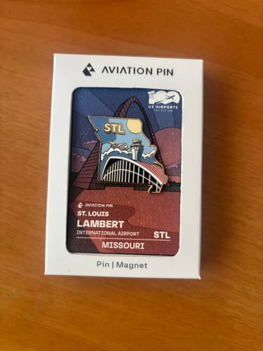 Customer photo review of STL Airport Pin – St. Louis Lambert International Airport, Missouri