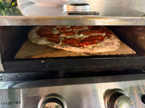 Customer photo review of Topped Pepperoni Pizza