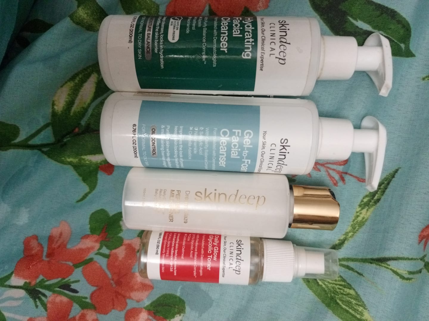 Customer photo review of Gel-to-Foam Facial Cleanser