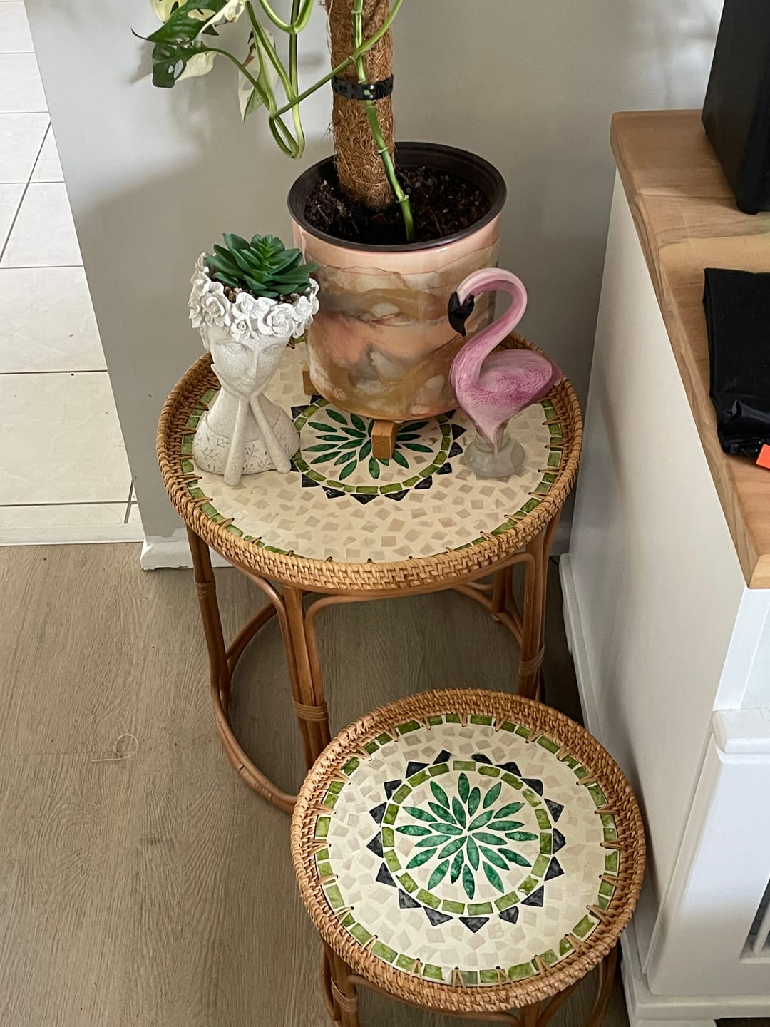 Customer photo review of Oasis Rattan Table Set