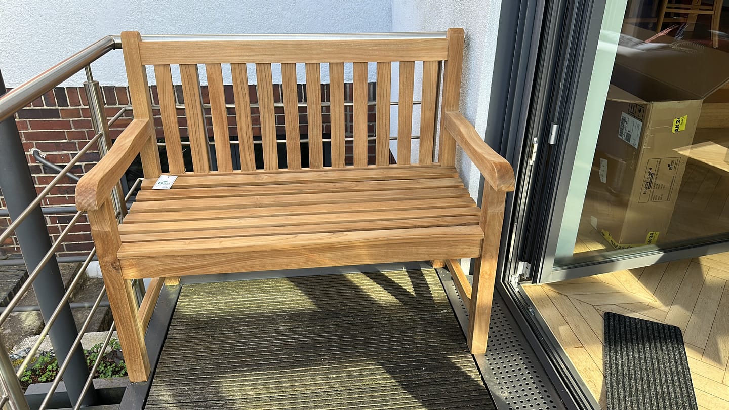 Customer photo review of Gartenbank Classic, 110cm, zerlegt
