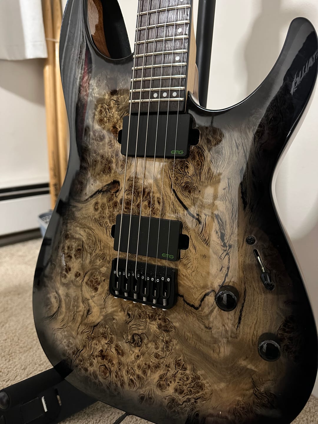 Customer photo review of 6 String Fixed Guitar Bridge