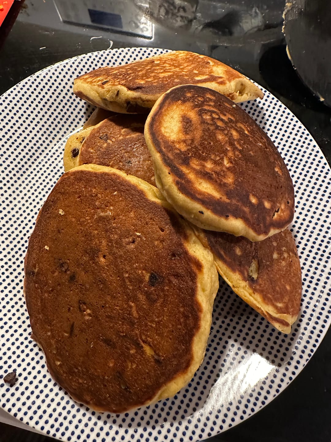 Customer photo review of Cousin T's Gourmet Chocolate Chip Gourmet Pancake Mix