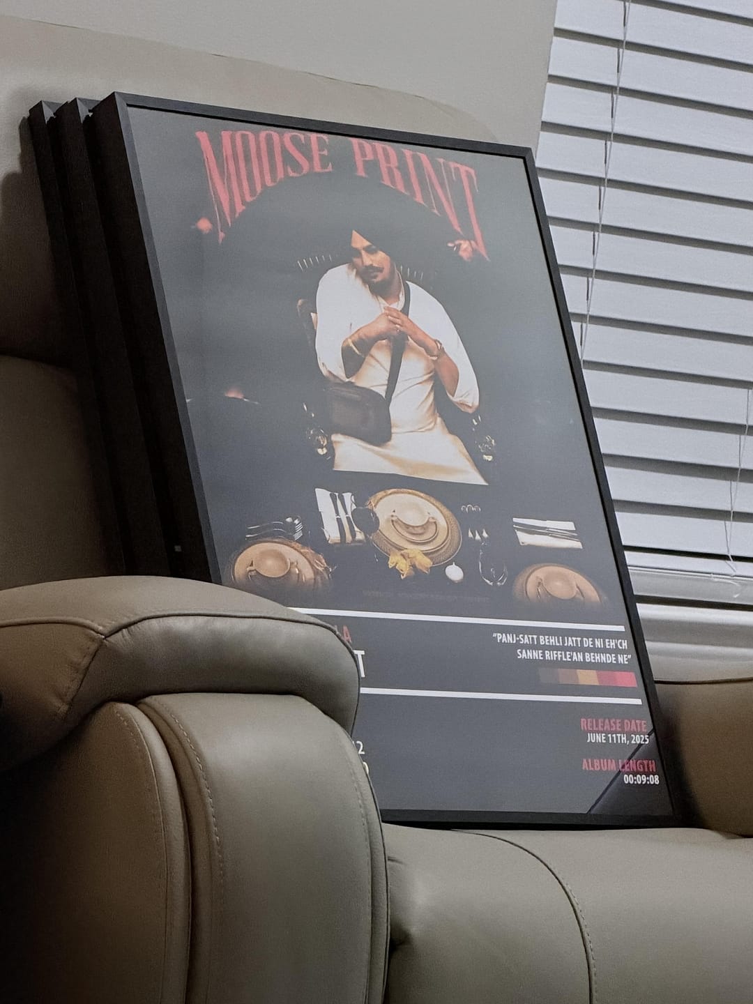 Customer photo review of Sidhu Moosewala - No Name | ALBUM POSTER