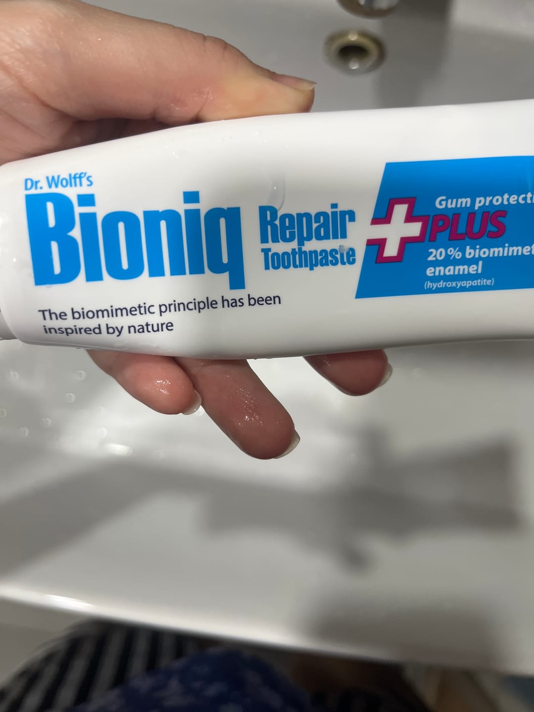 Customer photo review of Bioniq® White Filler Toothpaste 75ml