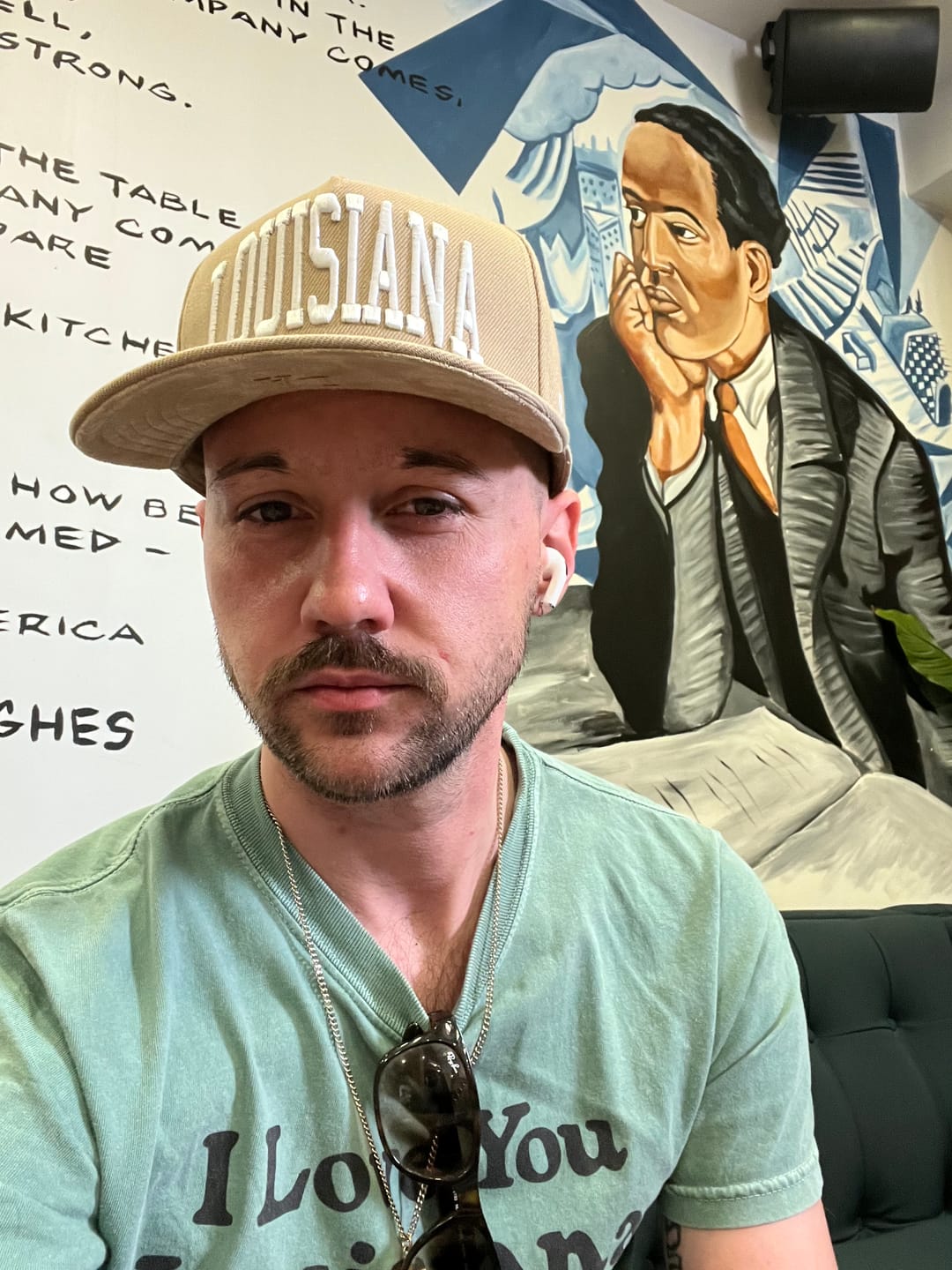 Customer photo review of LOUISIANA SNAPBACK - SAND EDITION