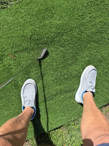 Customer photo review of SKŌNI Men's Golf Shoe - Grey