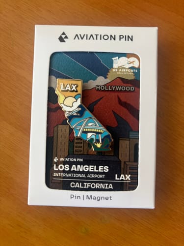 Customer photo review of LAX Airport Pin – Los Angeles International Airport, California
