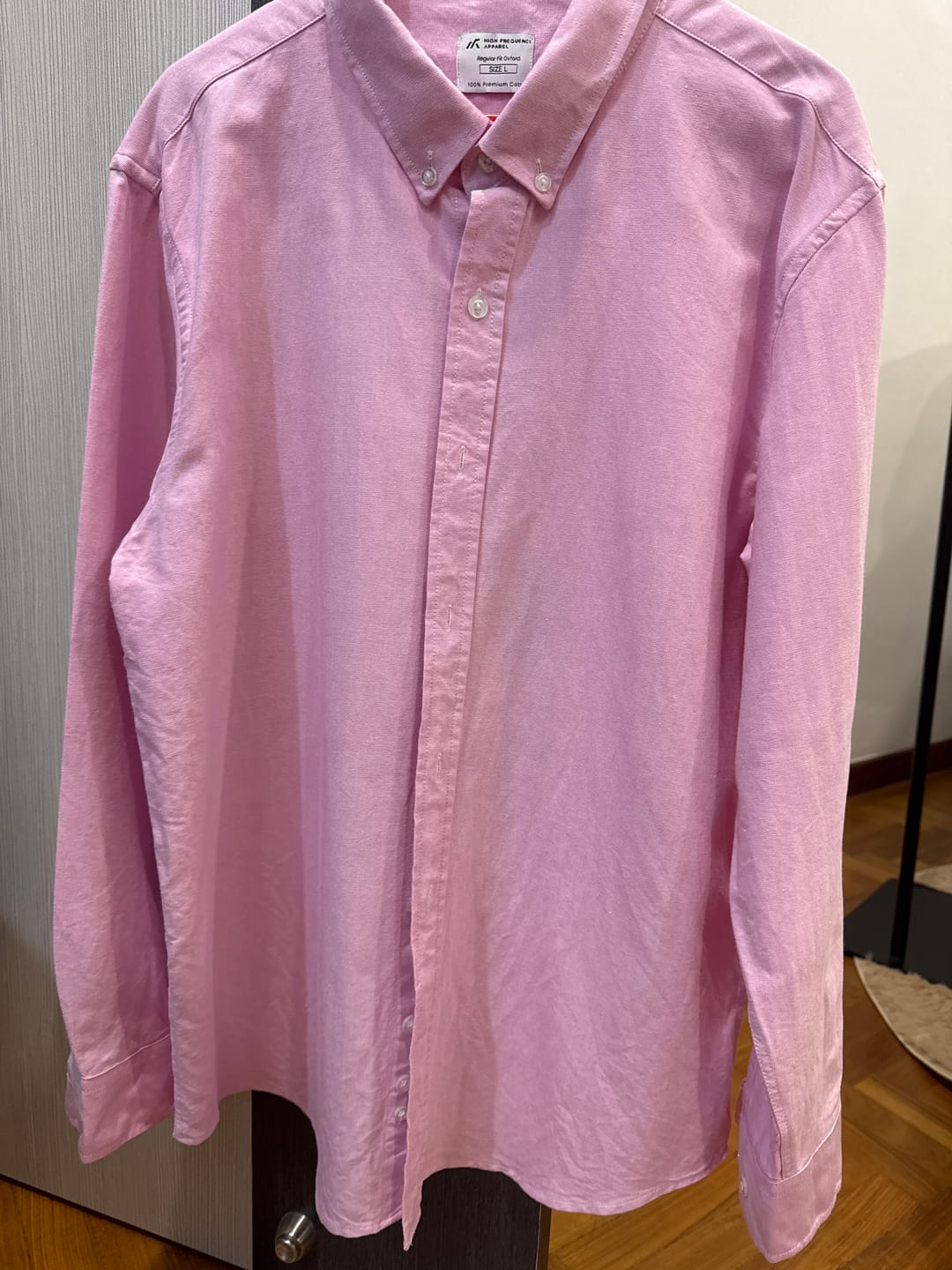 Customer photo review of Oxford Long Sleeve Relax Fitted Shirt - 100% Premium Cotton