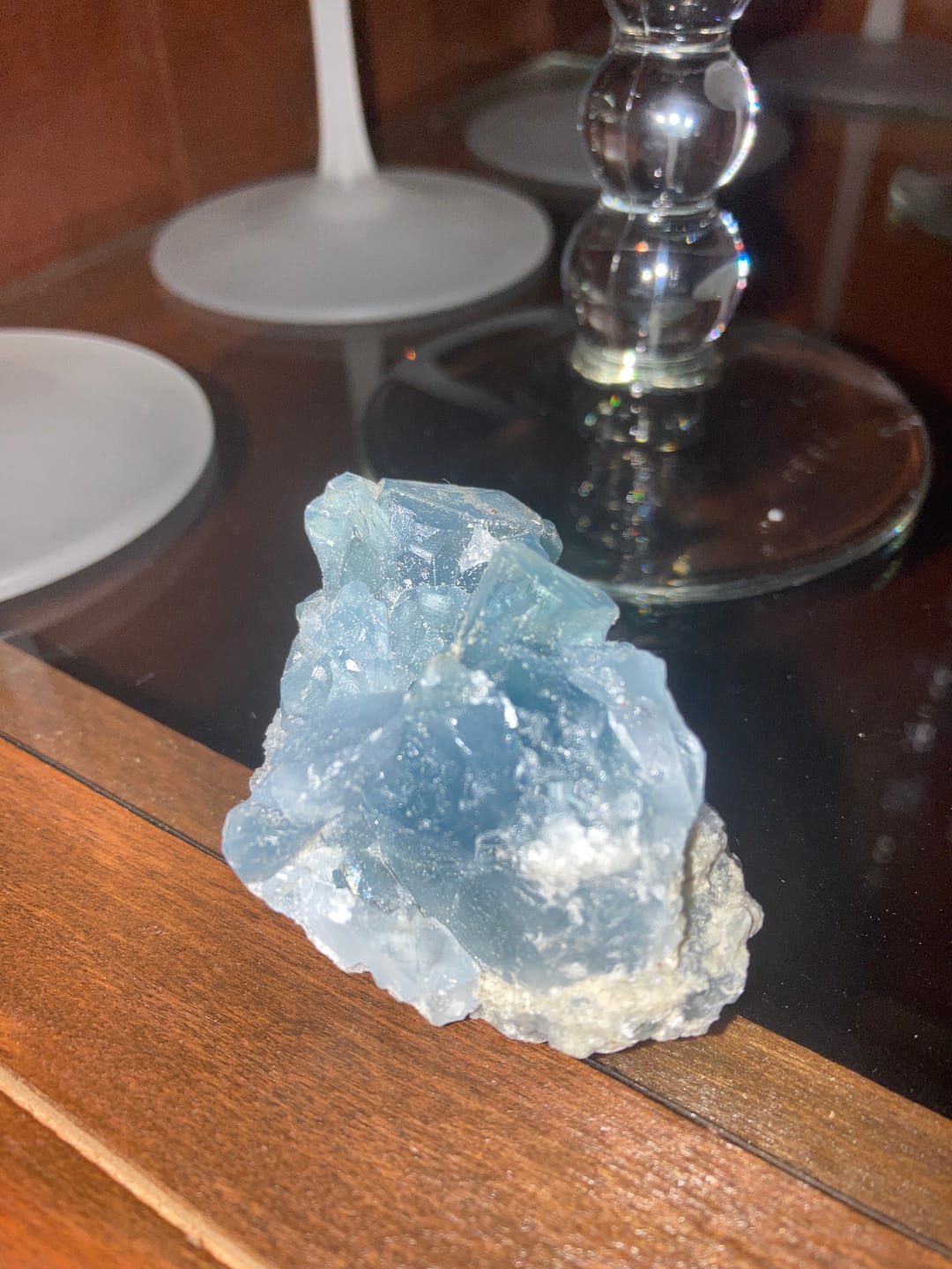 Customer photo review of Natural Celestite Cluster