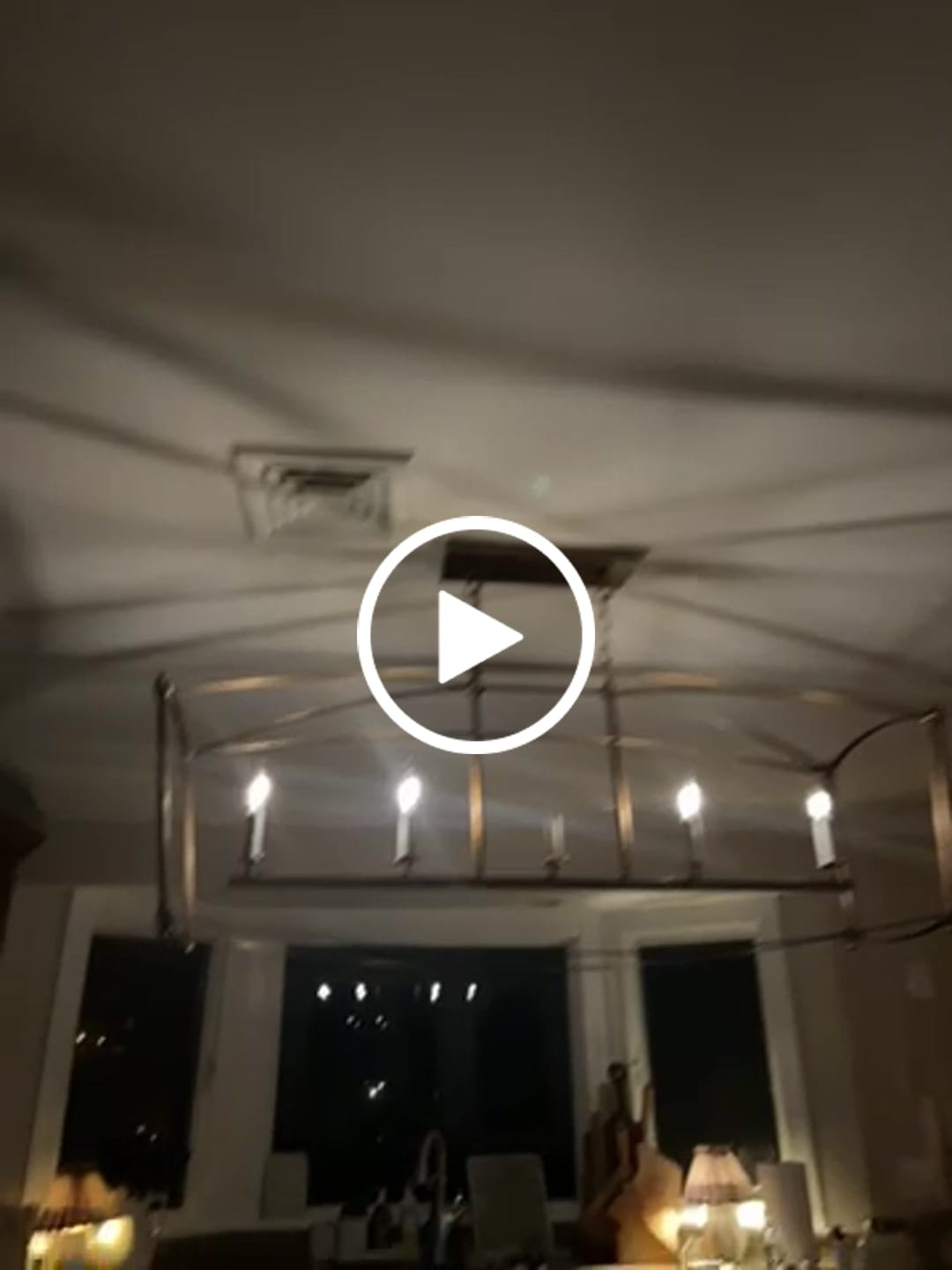 Customer video review of 5-light French Antique Candle Wide Lantern Island Chandelier