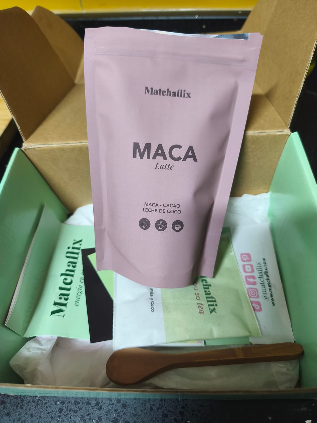 Customer photo review of Maca Latte