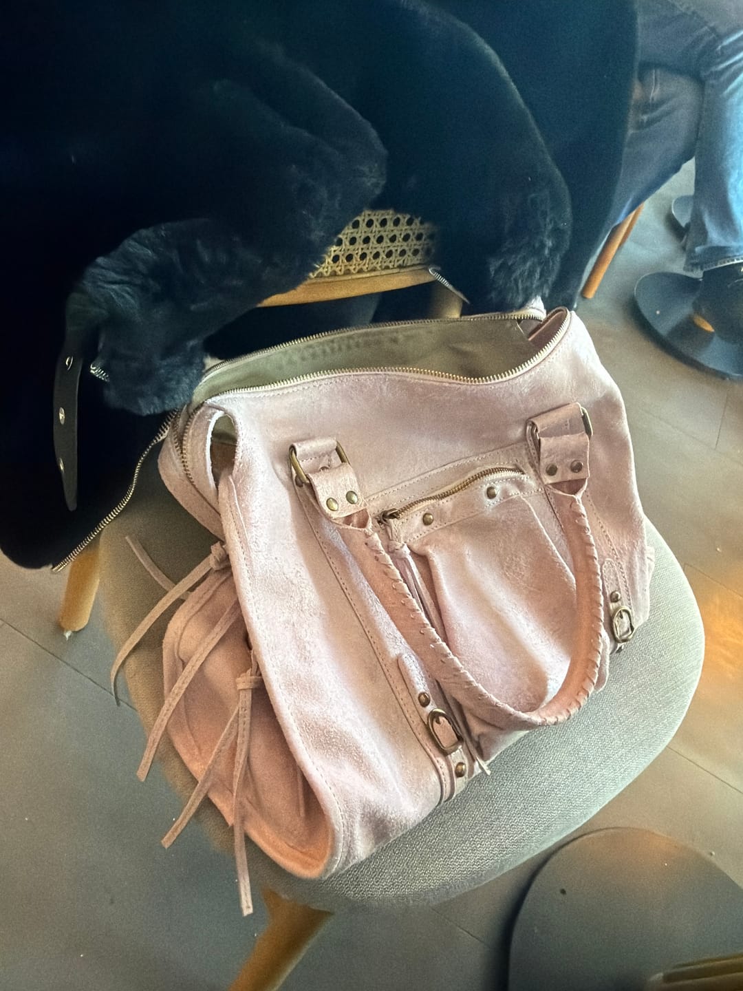 Customer photo review of It girl bag vanilla pink