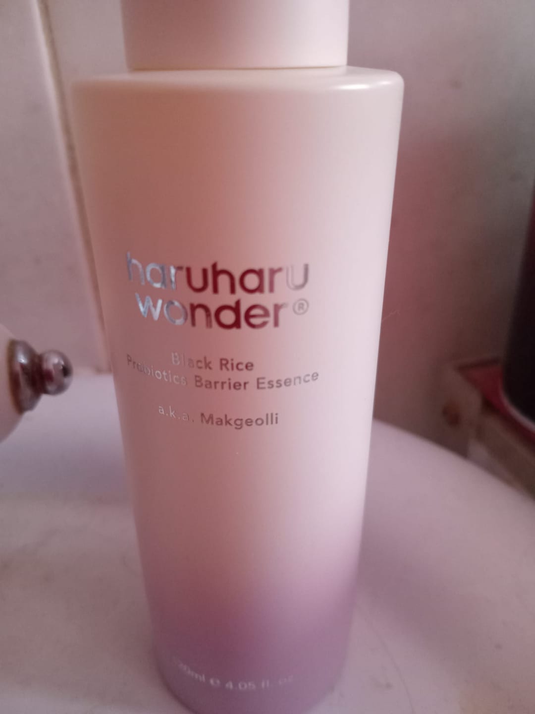 Customer photo review of [haruharuwonder] Black Rice Probiotics Barrier Essence 120ml