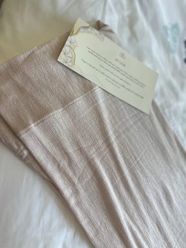 Customer photo review of Easy To Wear Design | Malaysian Crush Cotton | Dusty Pink