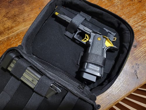 Customer photo review of Soetac Tactical Pistol Hand Bag