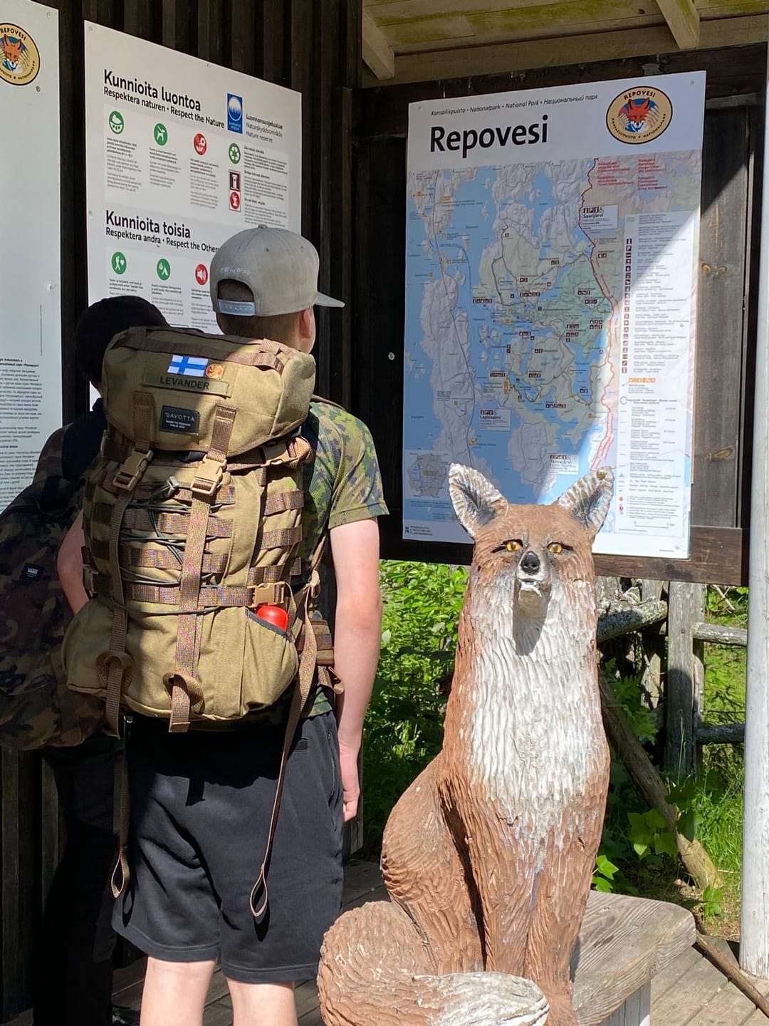 Customer photo review of Jääkäri M backpack