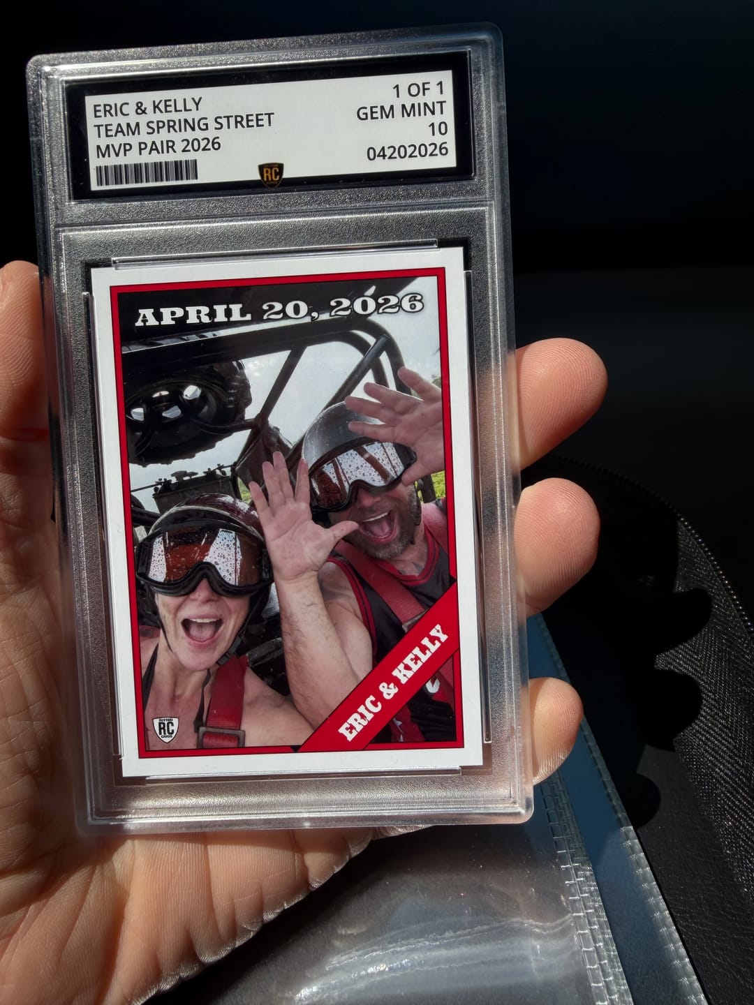 Customer photo review of Couple Graded Card (Quick Buy)