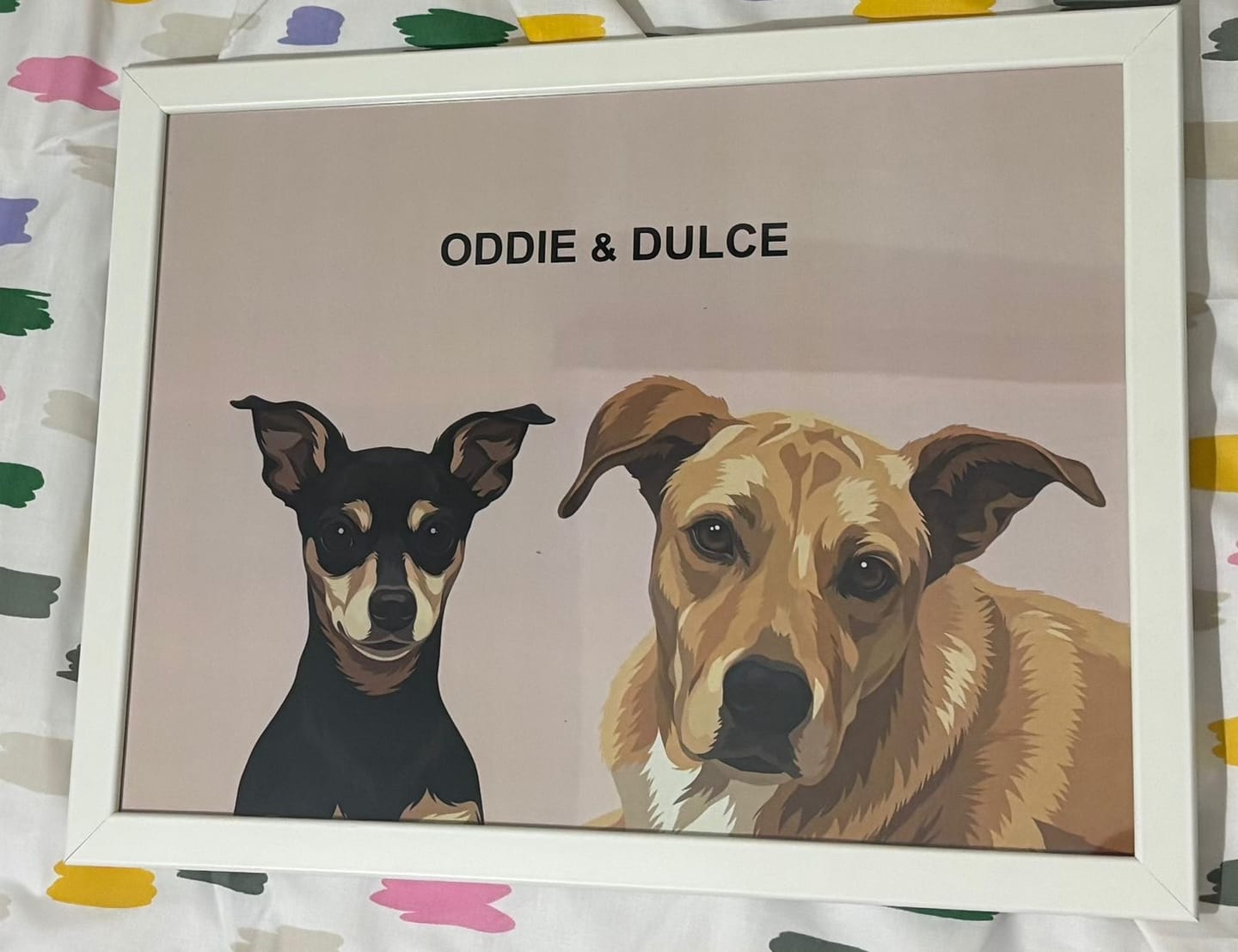 Customer photo review of Retrato Personalizado