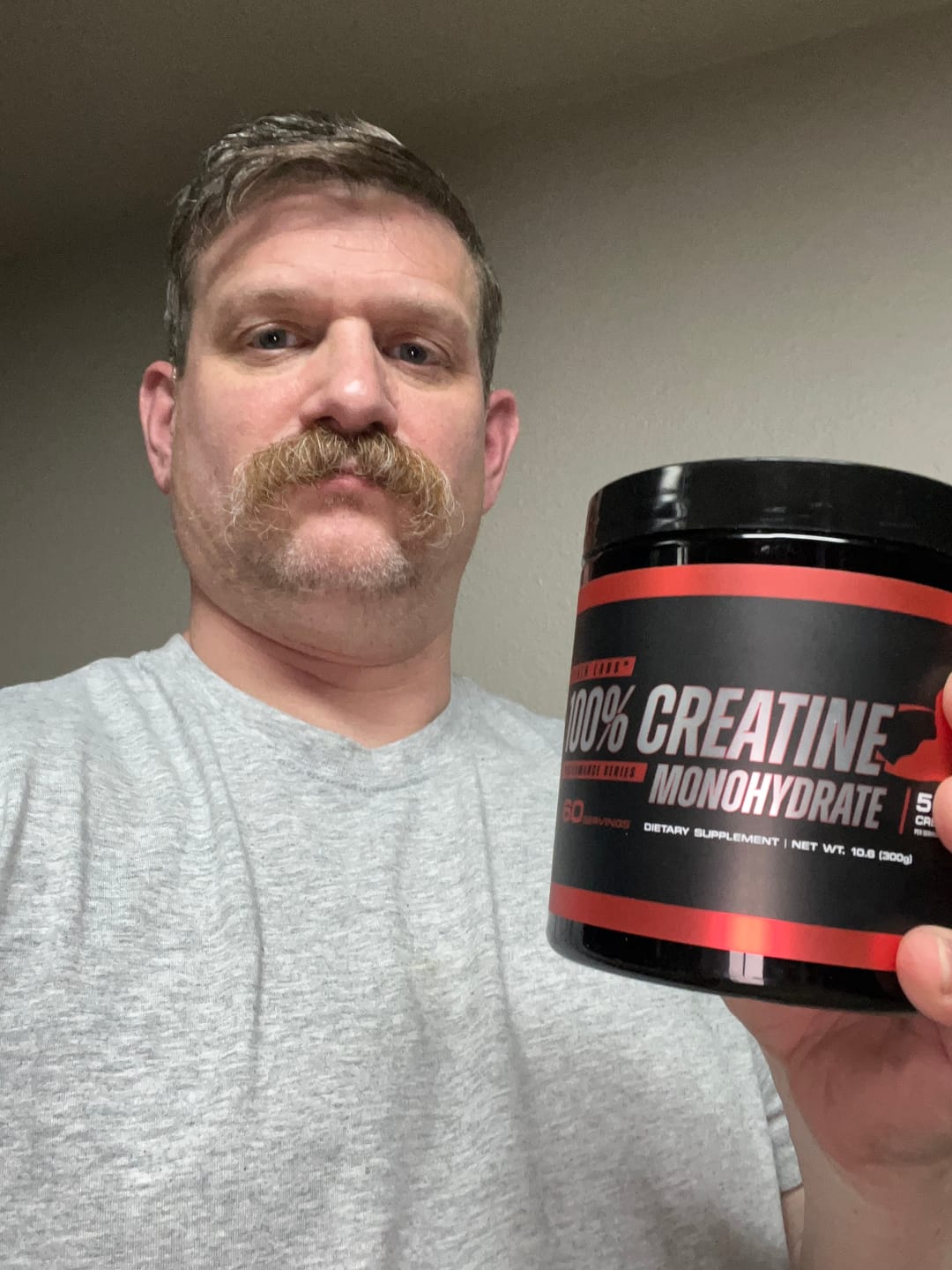 Customer photo review of 100% Creatine Supplement