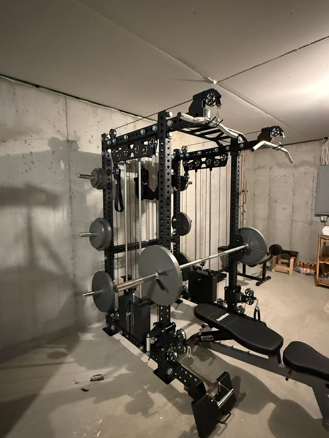 Customer photo review of Blazzed HD1 Squat Rack Functional Trainer