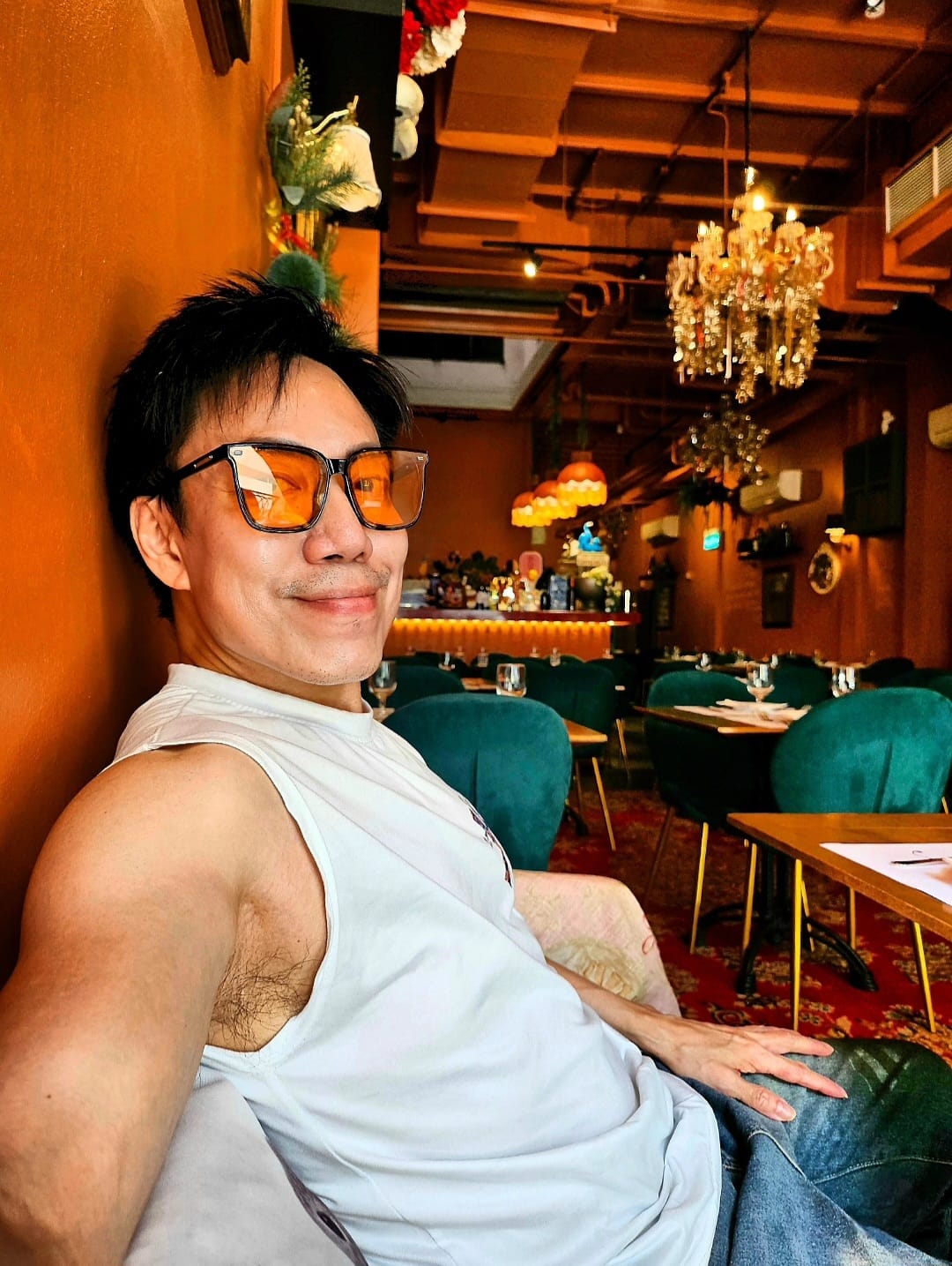 Customer photo review of Cleo Square Framed Sunglasses
