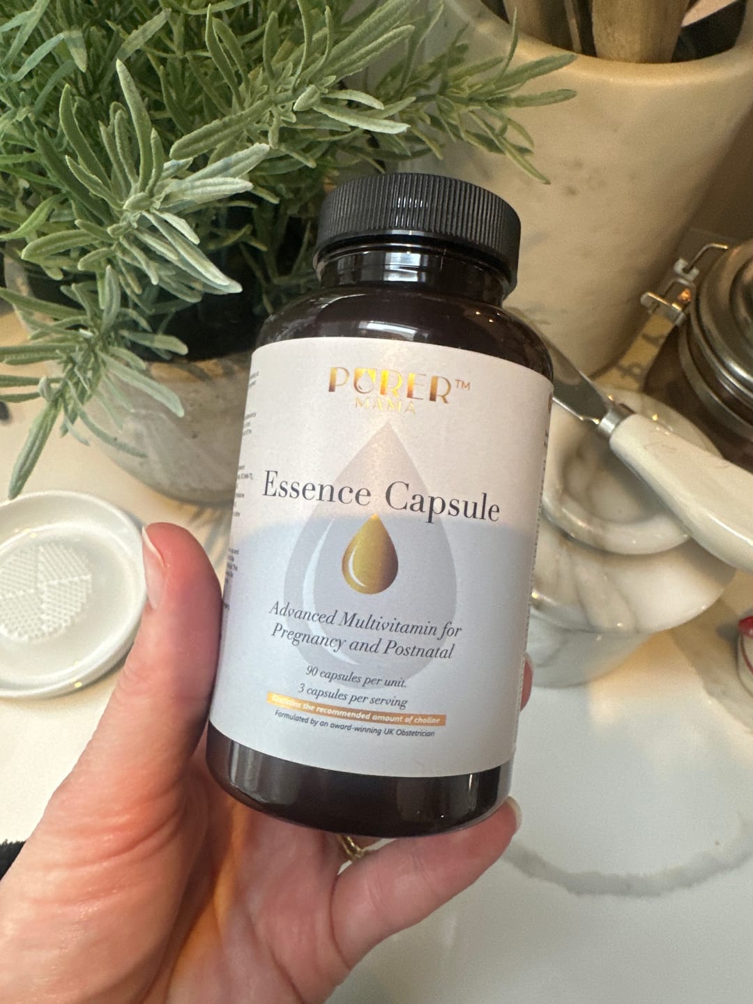 Customer photo review of The Essence Capsule - Advanced Prenatal Multivitamin with choline