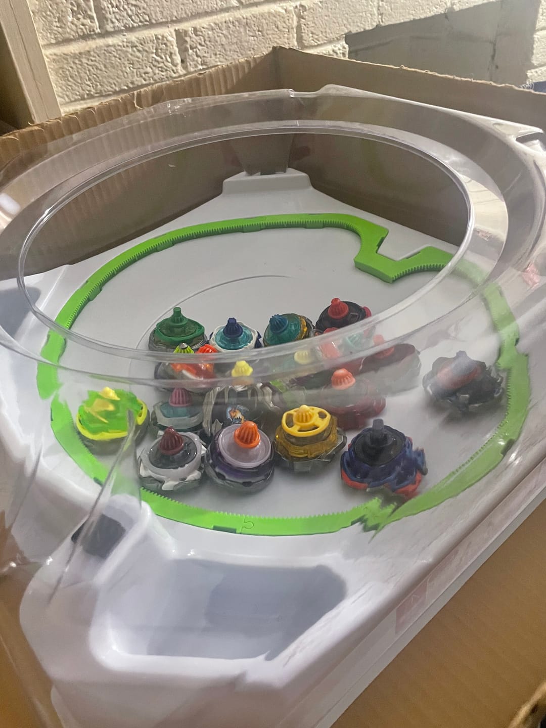 Customer photo review of TAKARA TOMY Beyblade X Xtreme Stadium BX-10