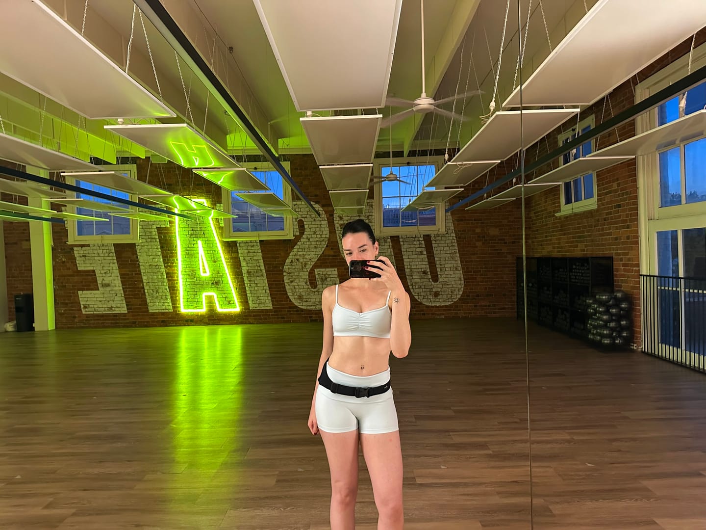 Customer photo review of The Ballet Bralette / Ice-Blue