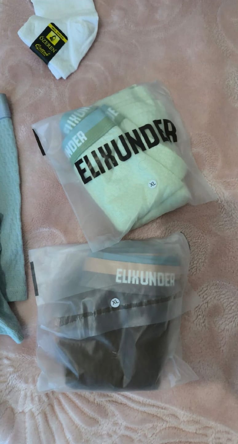 Customer photo review of Elixunder® Saf Pamuklu Erkek Boxer