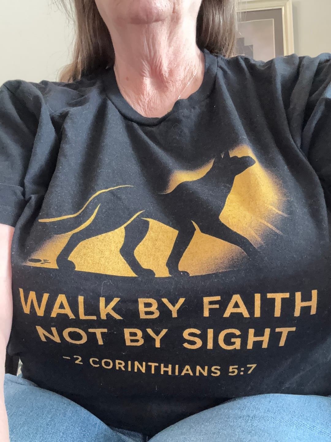 Customer photo review of Shepherd Faith Shirt