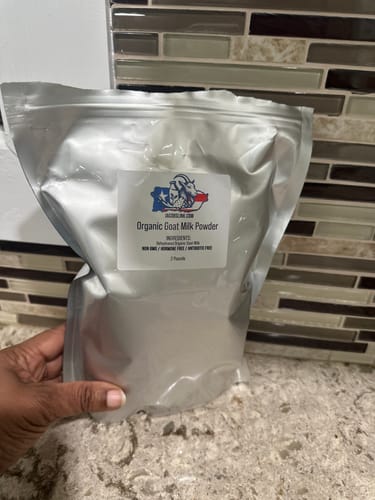 Customer photo review of Organic Goat Milk Powder