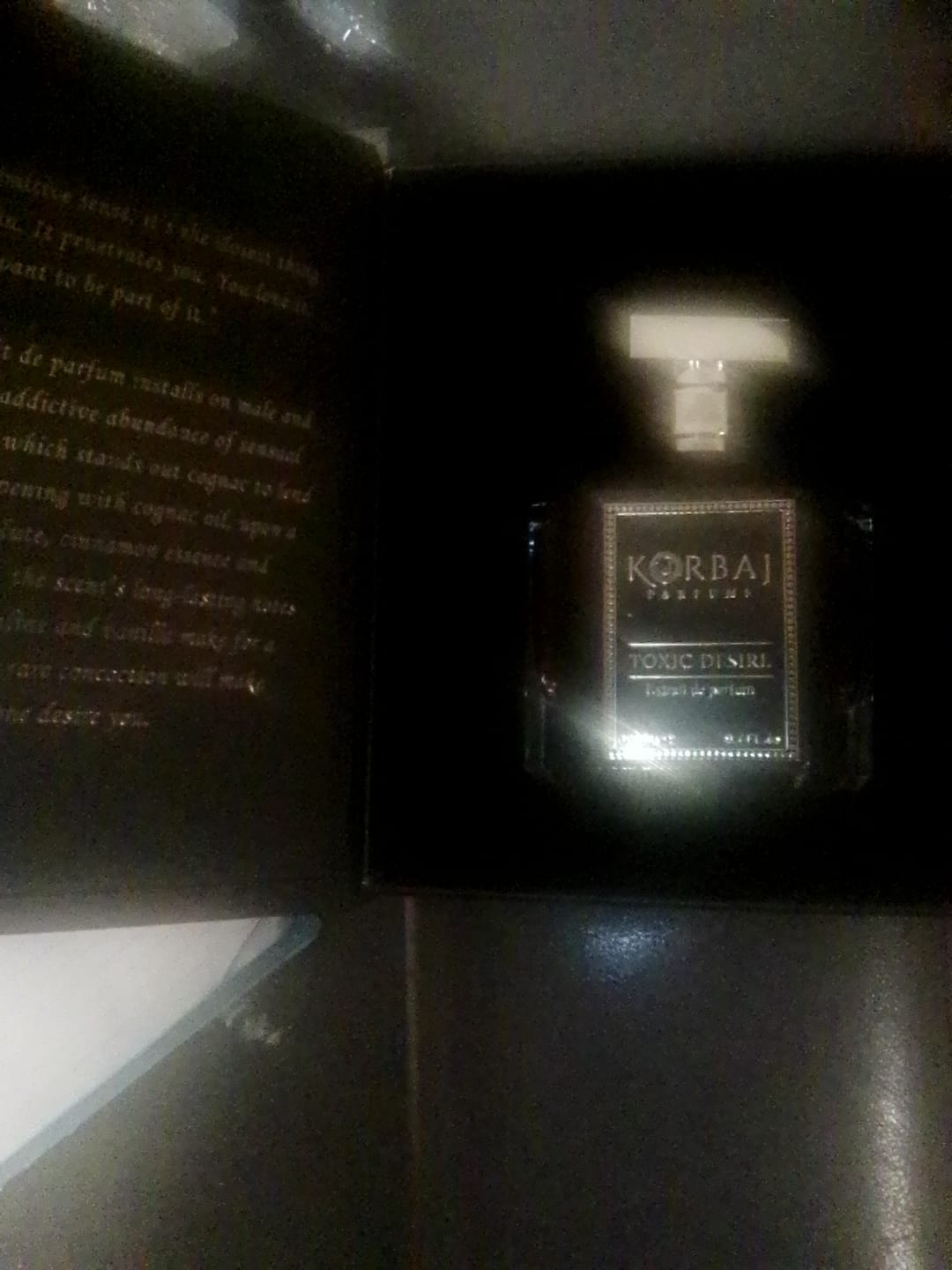 Customer photo review of Korbaj TOXIC DESIRE - Extrait de Parfum 100ml