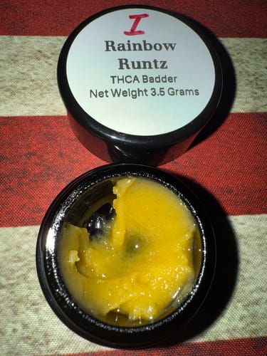 Customer photo review of Rainbow Runtz | THCA Badder