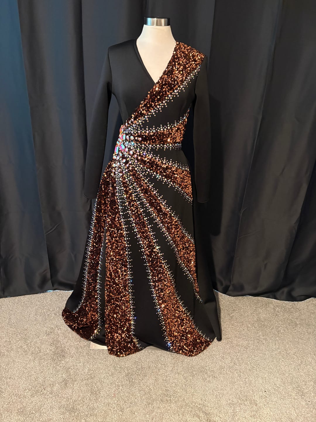 Customer photo review of Sequin on Velvet