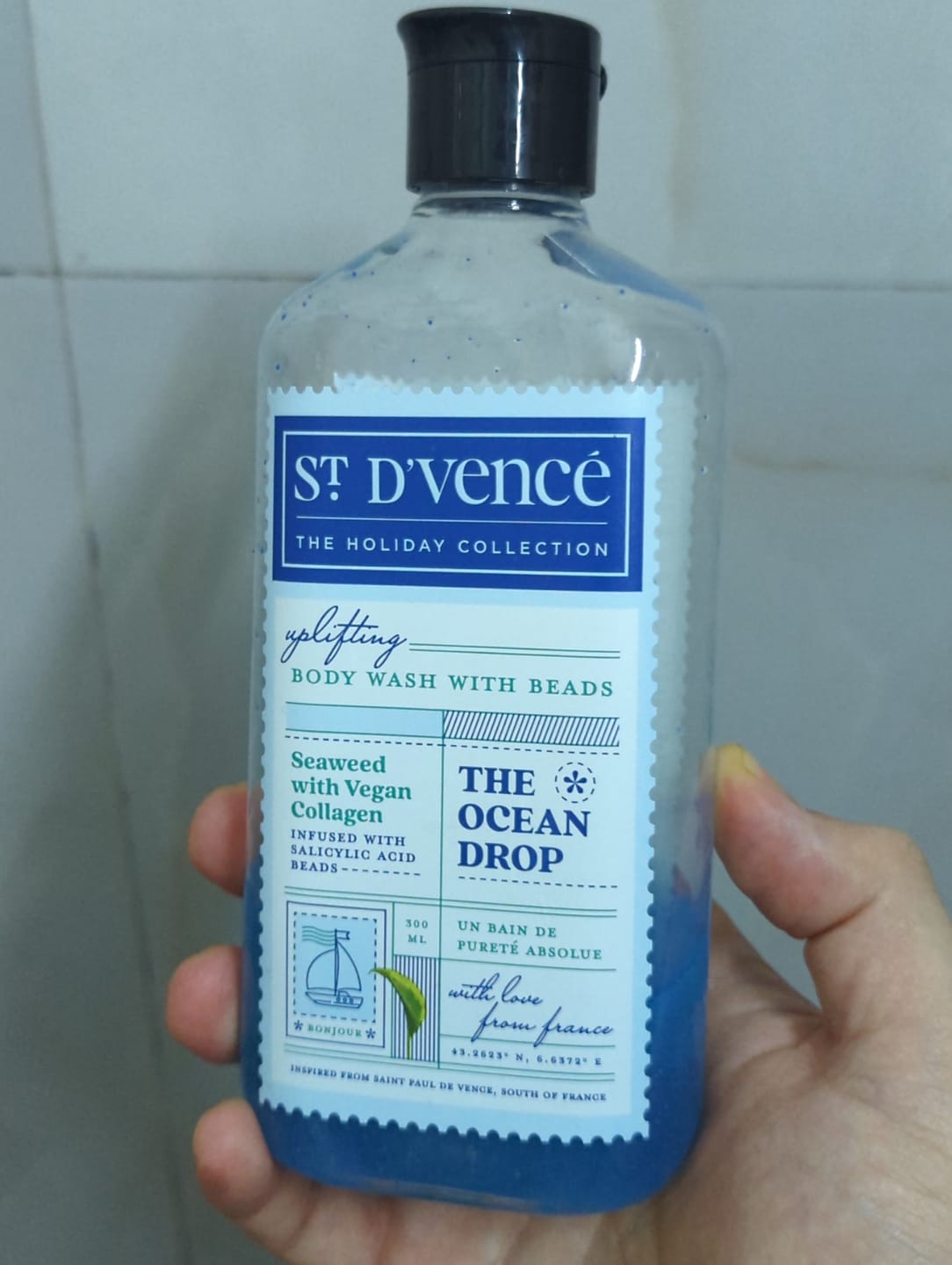 Customer photo review of Ocean Drop - Seaweed & Vegan Collagen Body Wash