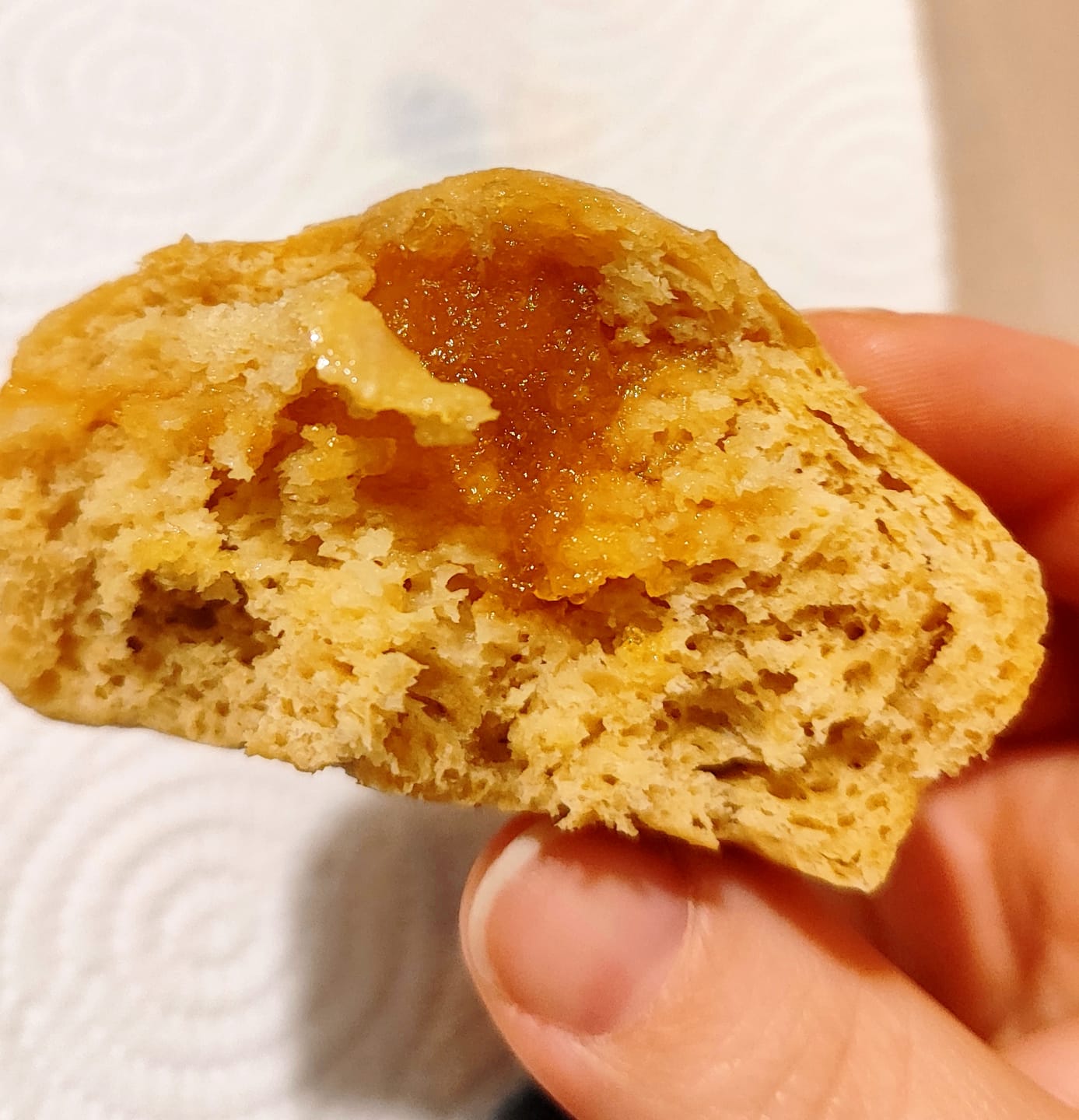 Customer photo review of 15 Muffin proteici con Cuore all'Albicocca