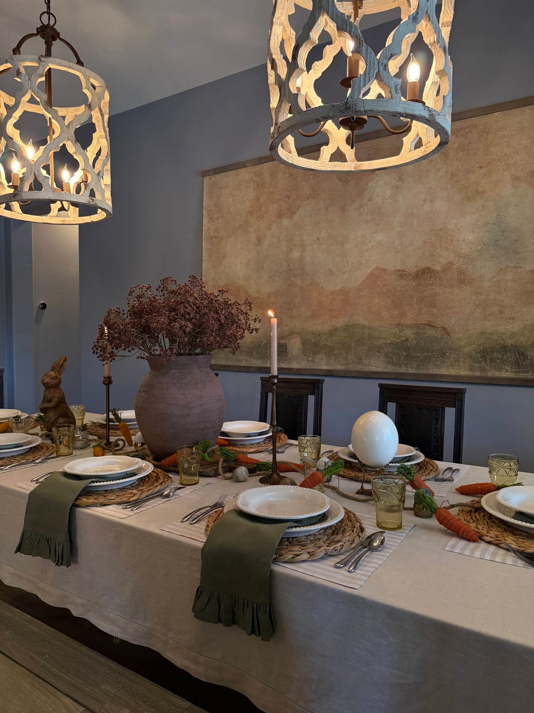 Customer photo review of Amalfi Stripe Placemats