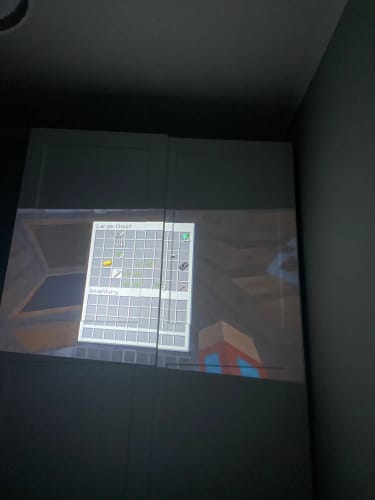 Customer photo review of P30PRO Android 14 Smart Mini Projector WiFi6 BT 5.0 Supports 4K 1280 * 720P Supports Screen Mirroring Home Theater Projector