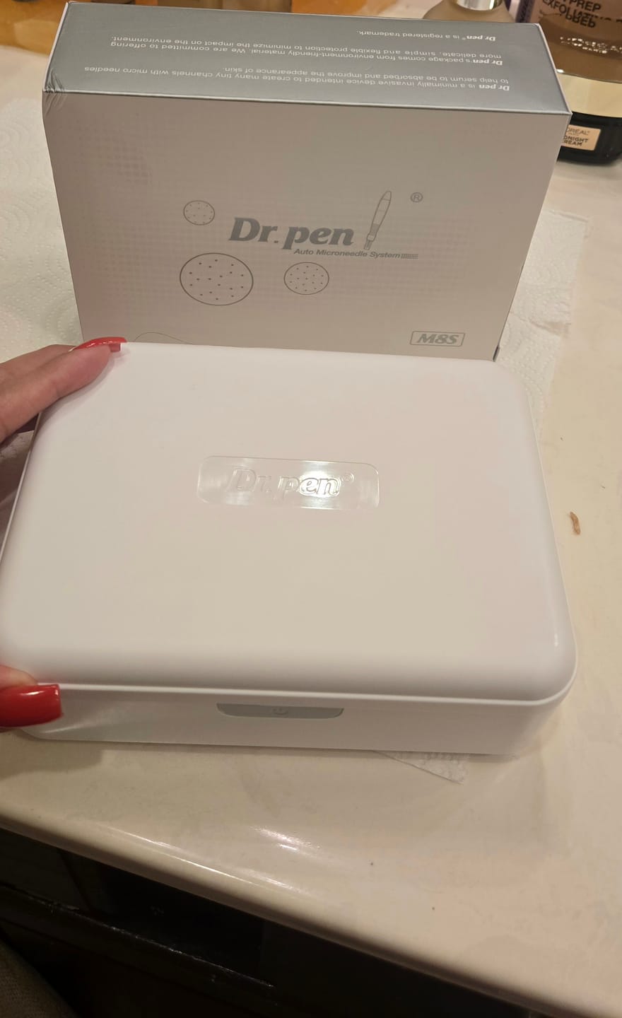 Customer photo review of Dr. Pen M8S Microneedling Pen – Advanced Skin Care Tool for Professional and Home Use